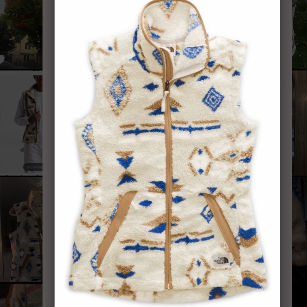 North Face Fuzzy Vest Campshire Aztec Vest